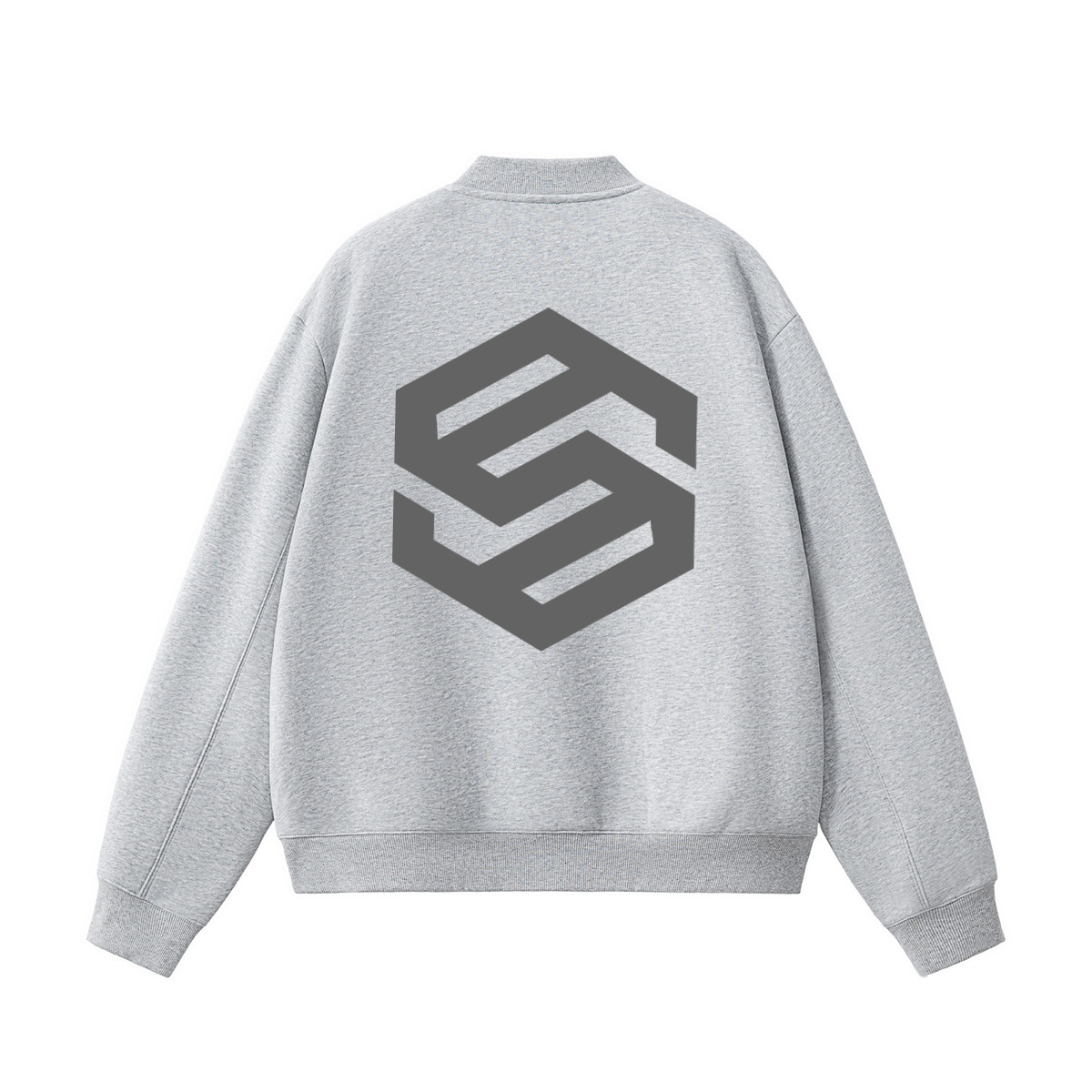 Unisex Fleece Zip-Up Baseball Jacket