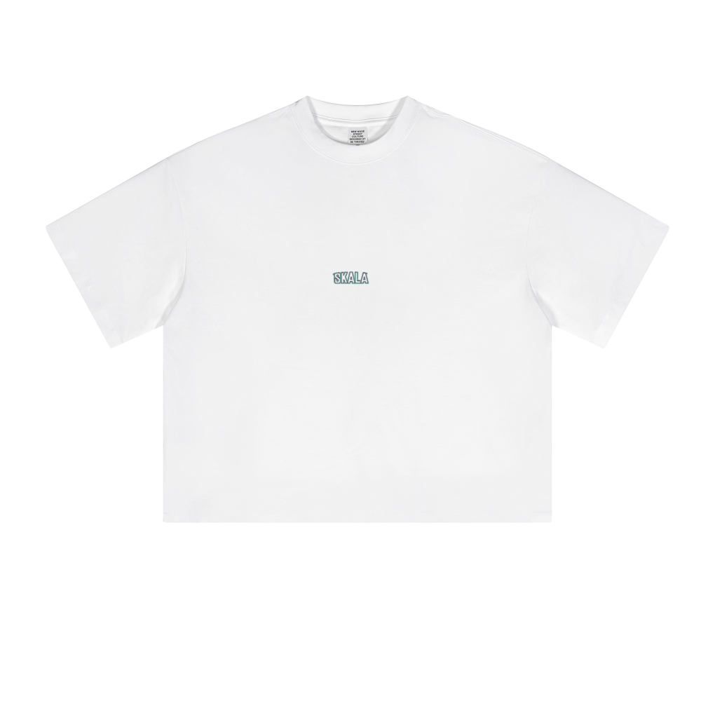 Unisex Short-Sleeved Oversized Cropped T-Shirt(230GSM)