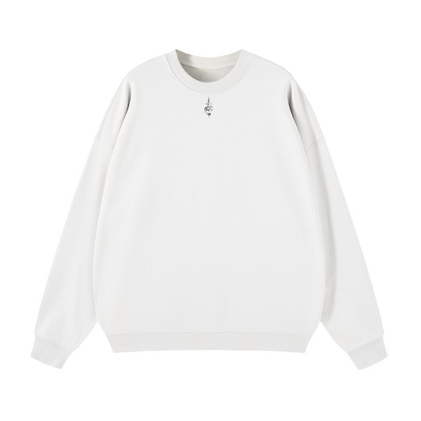 Unisex 100% Cotton Lightweight Oversize Crewneck Sweatshirt (290 GSM)