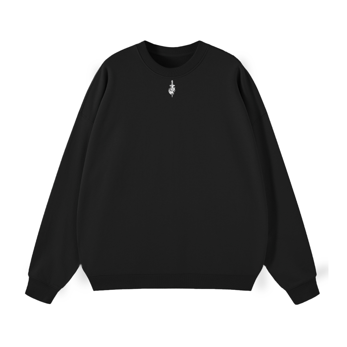 Unisex 100% Cotton Lightweight Oversize Crewneck Sweatshirt (290 GSM)