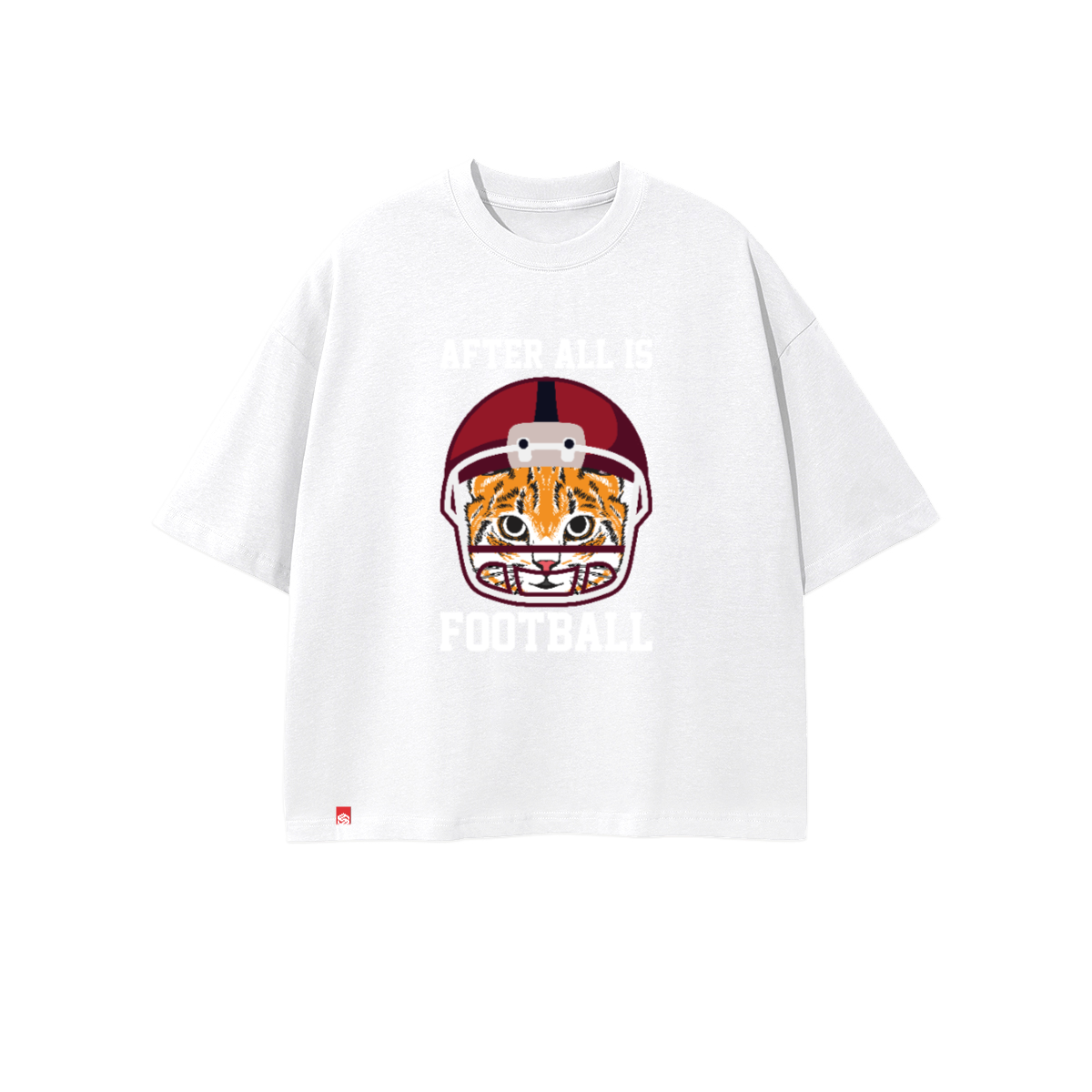 Unisex 100% Combed Cotton Cropped Oversized T-shirt (250g)