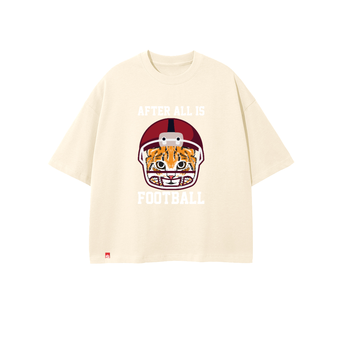 Unisex 100% Combed Cotton Cropped Oversized T-shirt (250g)