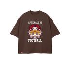 Unisex 100% Combed Cotton Cropped Oversized T-shirt (250g)