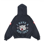 Reverse Pocket Distressed Unisex Hoodie