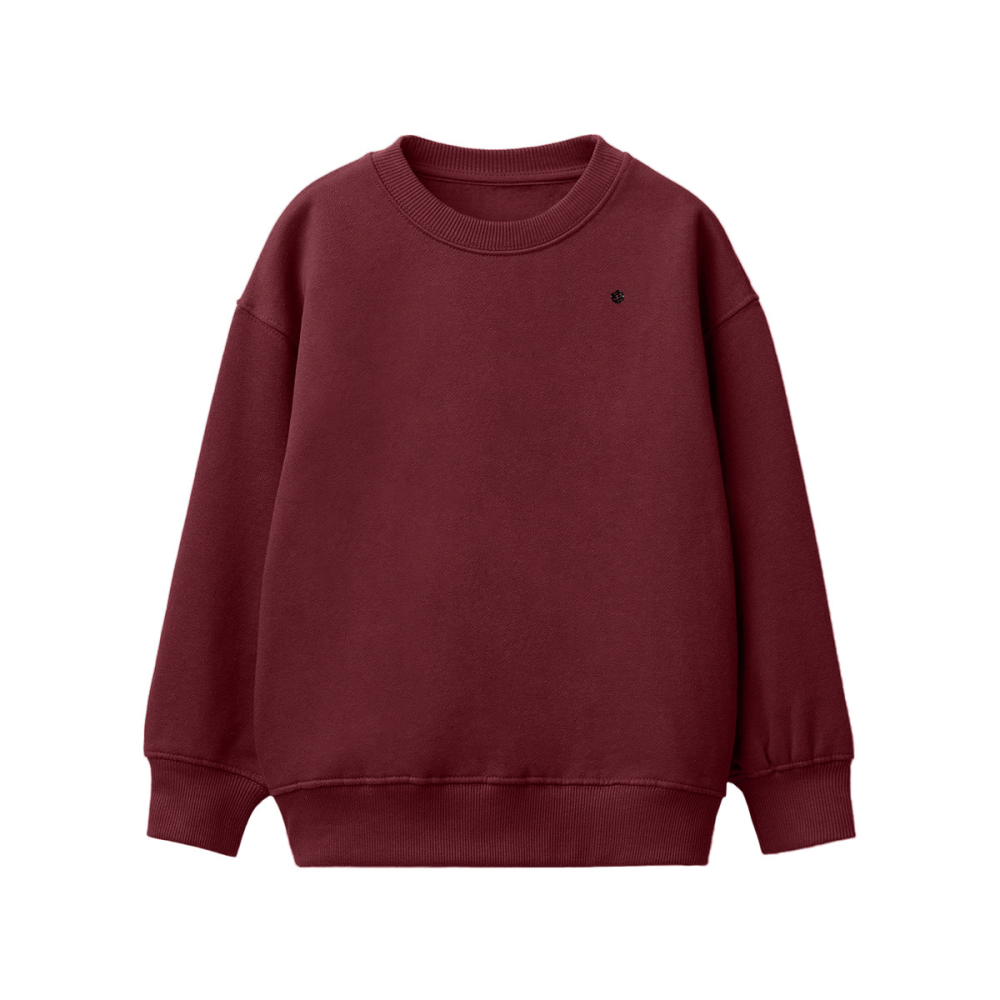 Unisex Children’s Oversized Fleece Sweatshirt in Cozy Fabric