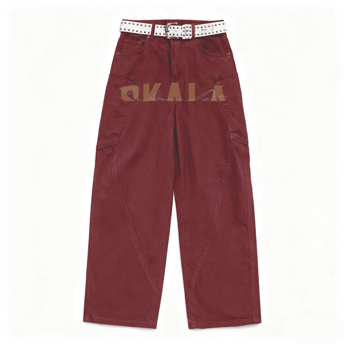 Unisex Loose Fit Straight-Leg Washed Basic Jeans