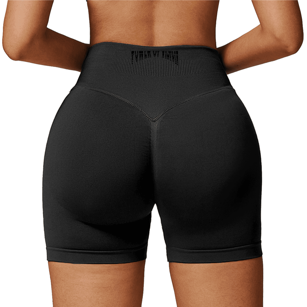 Seamless High-Waisted Yoga Shorts