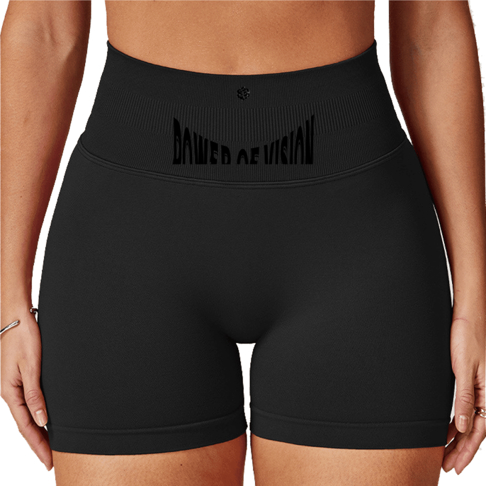 Seamless High-Waisted Yoga Shorts
