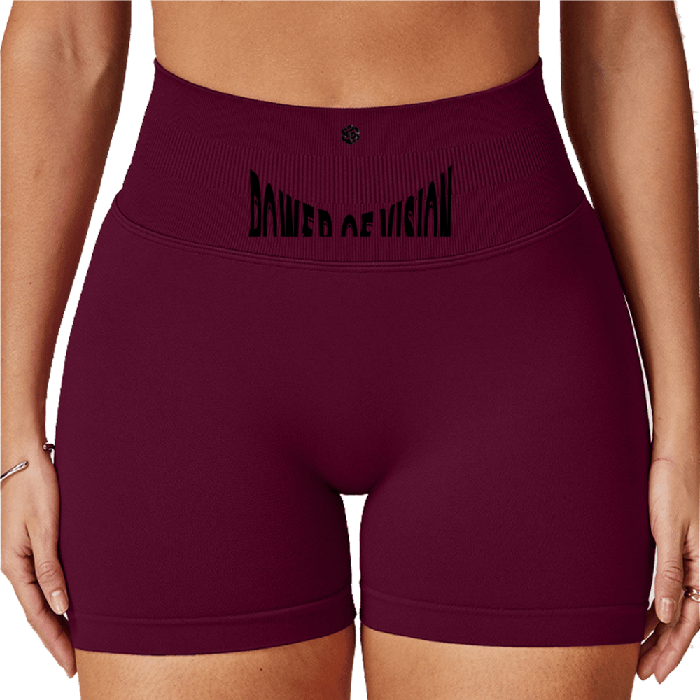 Seamless High-Waisted Yoga Shorts