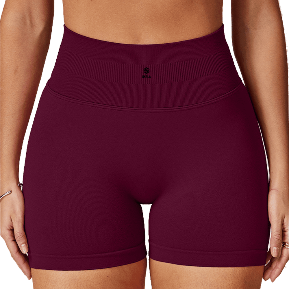 Seamless High-Waisted Yoga Shorts