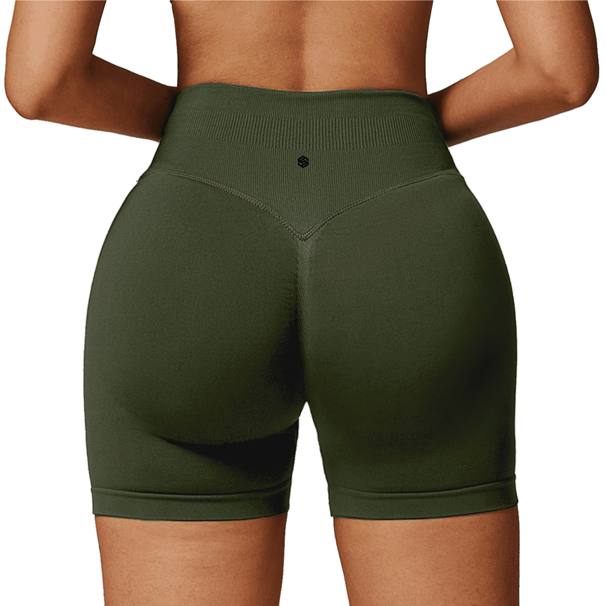 Seamless High-Waisted Yoga Shorts