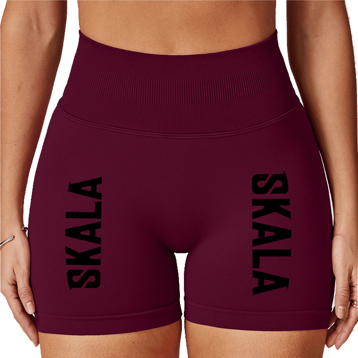 Seamless High-Waisted Yoga Shorts