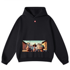 Unisex Looped Oversized Cotton Hoodie