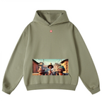 Unisex Looped Oversized Cotton Hoodie