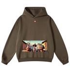 Unisex Looped Oversized Cotton Hoodie