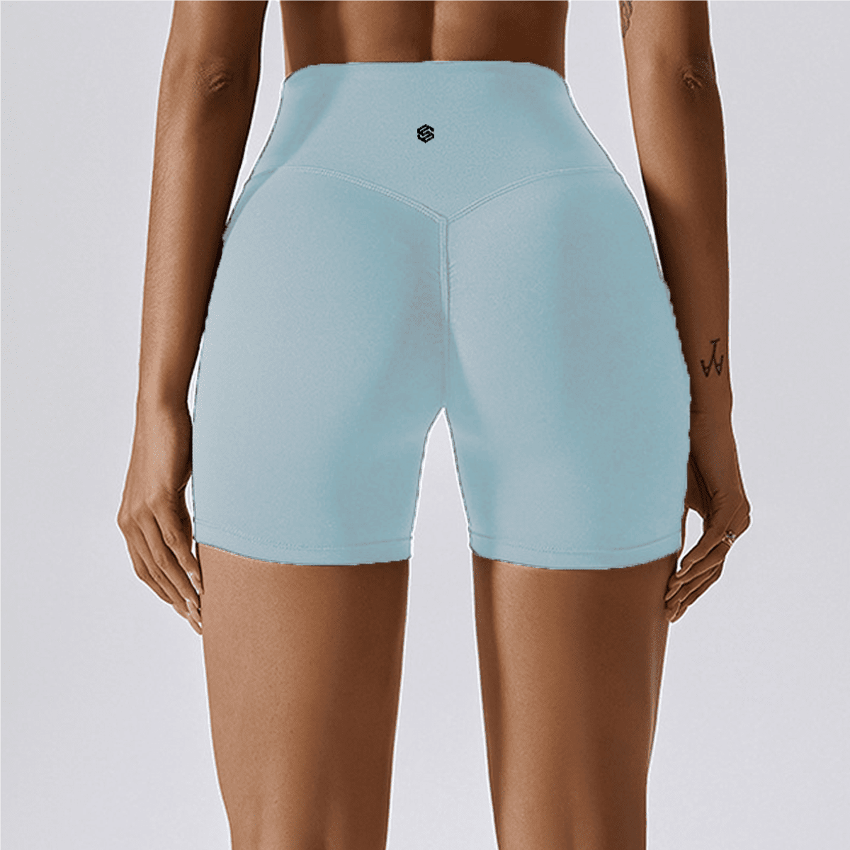 CloudFeel High-Waisted Compression Yoga Shorts