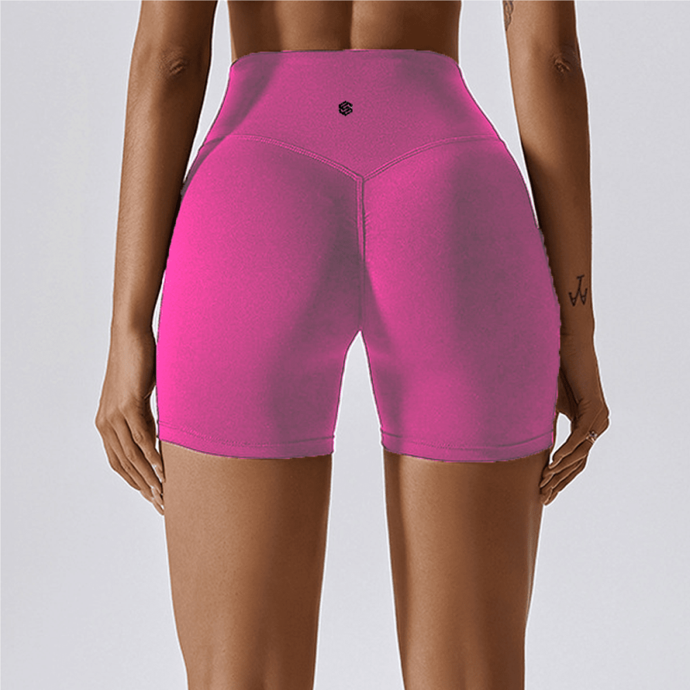 CloudFeel High-Waisted Compression Yoga Shorts
