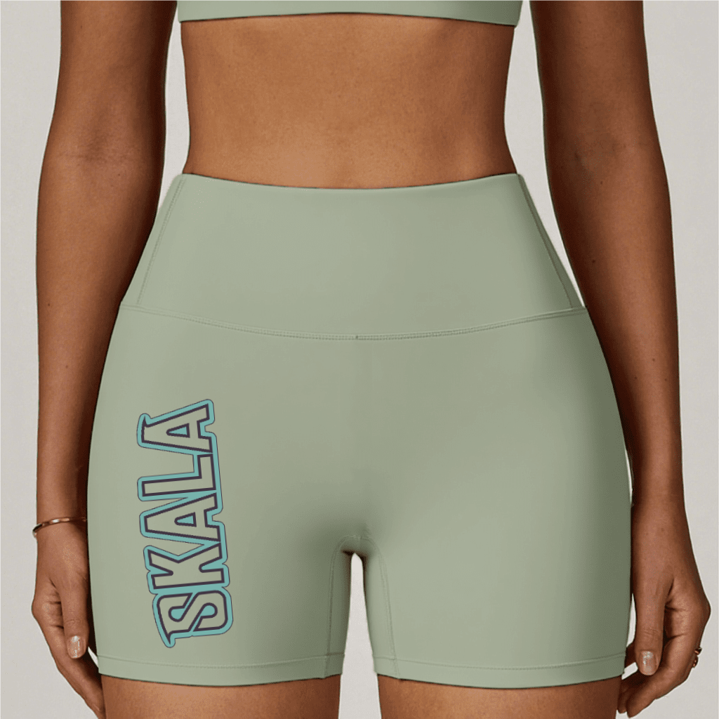 CloudFeel High-Waisted Compression Yoga Shorts