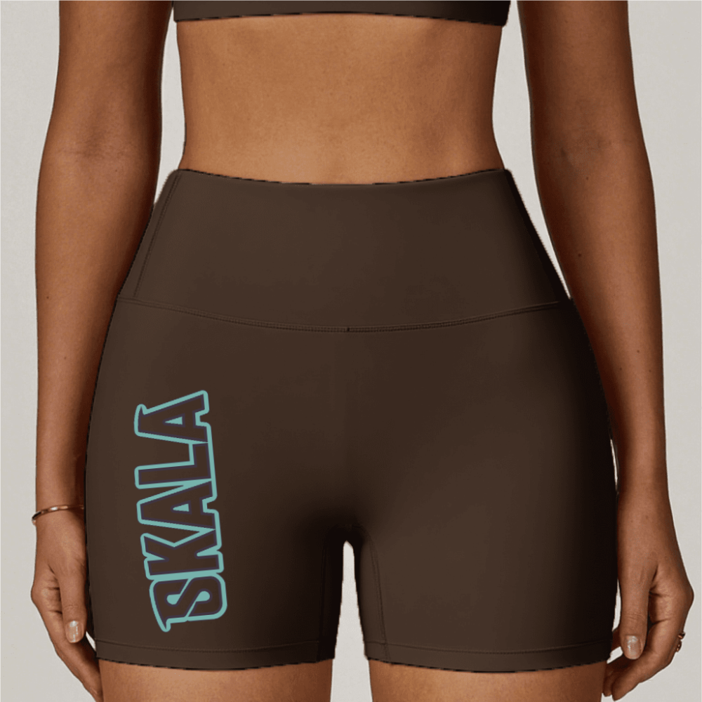 CloudFeel High-Waisted Compression Yoga Shorts