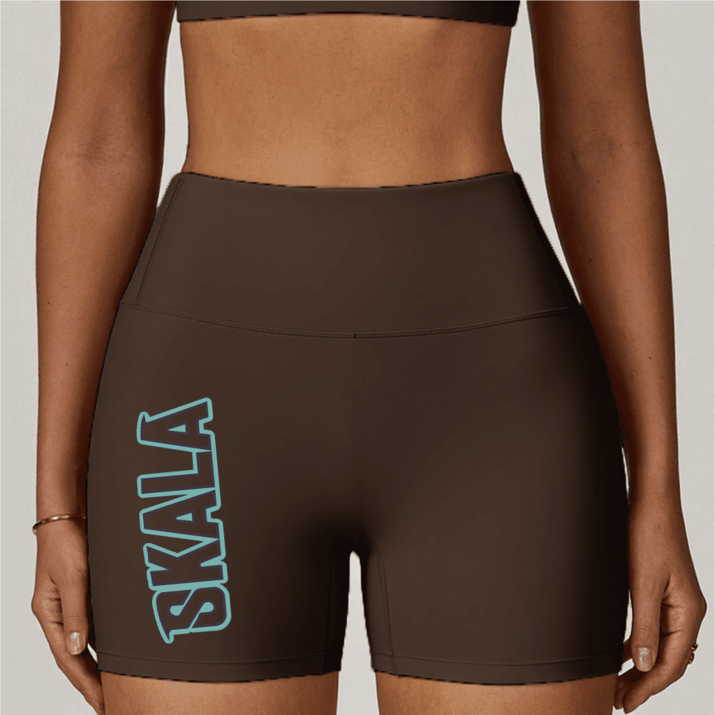 CloudFeel High-Waisted Compression Yoga Shorts