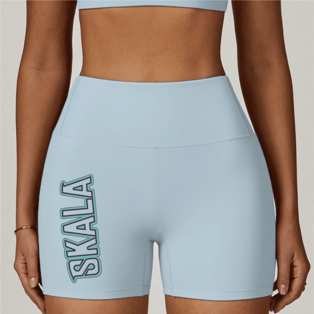 CloudFeel High-Waisted Compression Yoga Shorts