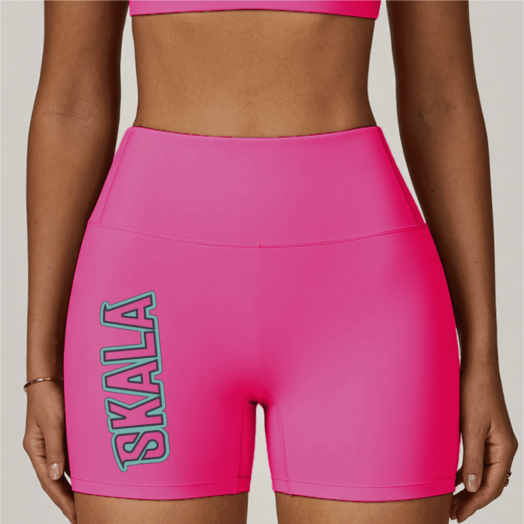 CloudFeel High-Waisted Compression Yoga Shorts