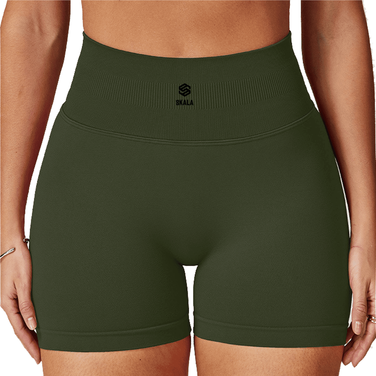 Seamless High-Waisted Yoga Shorts 121