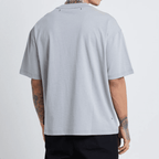 Unisex 100% Combed Cotton Cropped Oversized T-shirt