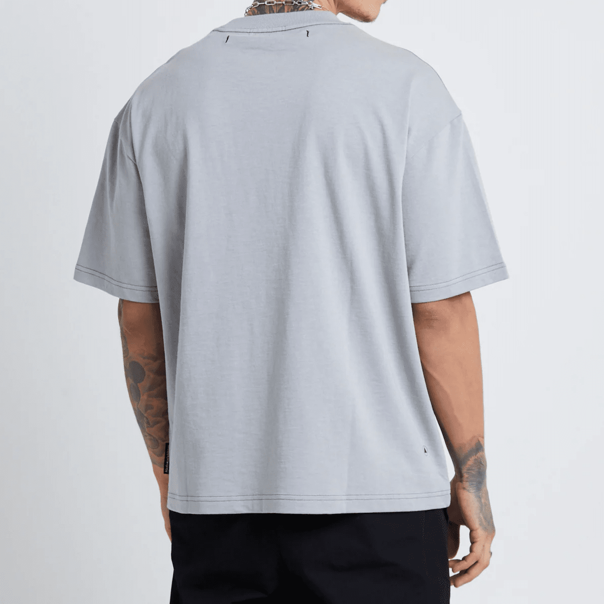 Unisex 100% Combed Cotton Cropped Oversized T-shirt