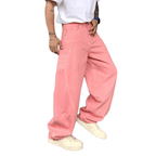 Unisex Loose Fit Straight-Leg Jeans with Soft Washed Finish