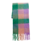 Imitation Cashmere Tassel Rainbow Scarf