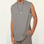 Unisex Longline Loose Tank Top(230GSM)