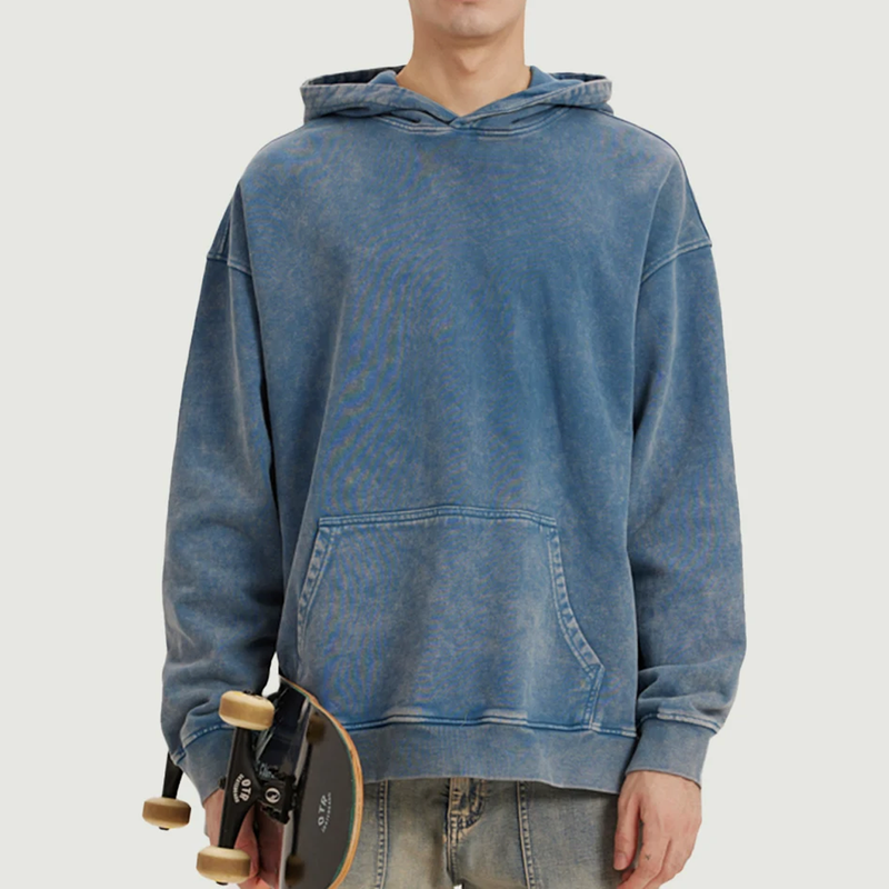 Unisex Super Heavyweight Oversized Faded Hoodie(440GSM)