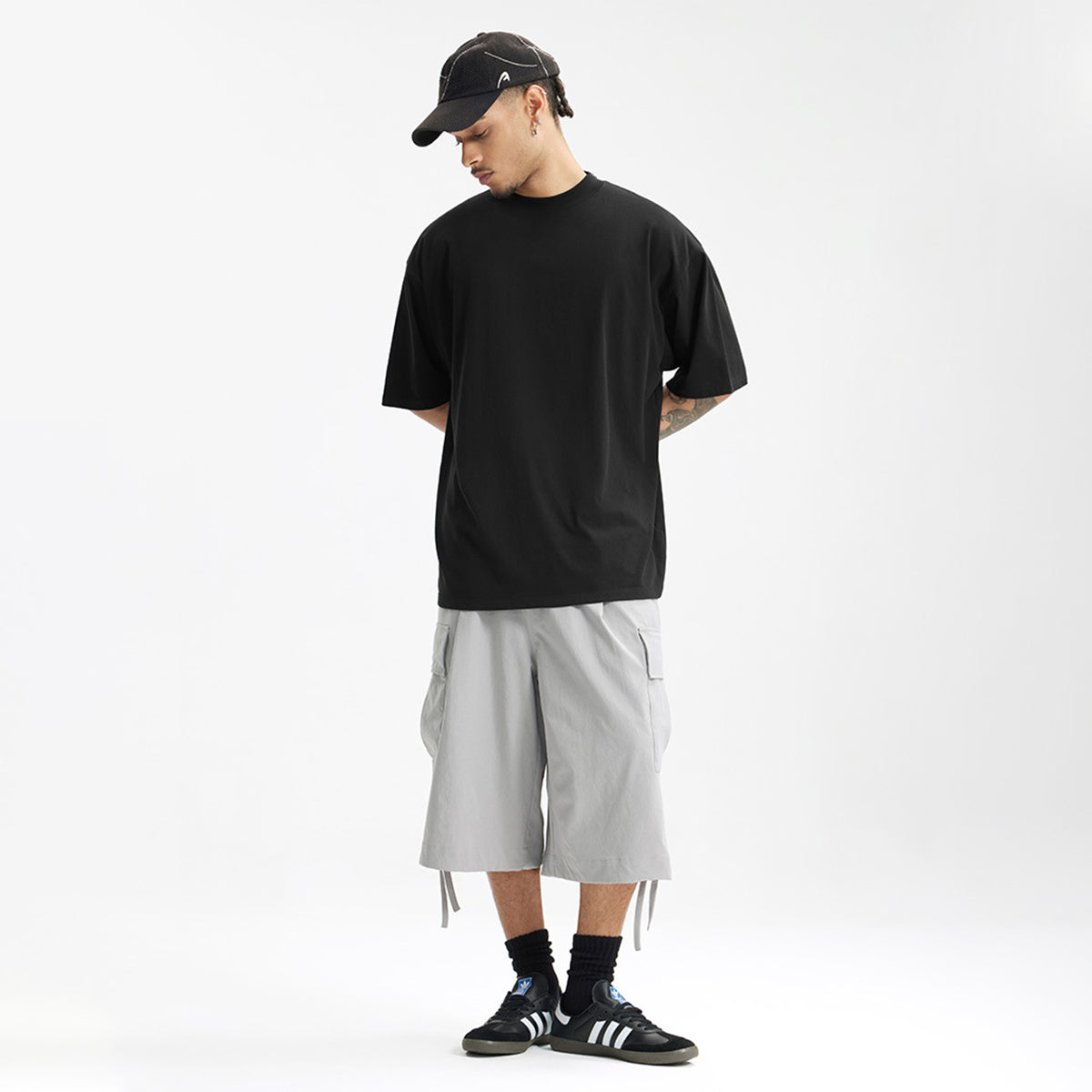 Unisex 40S Combed Cotton Oversized T-shirt(235g)