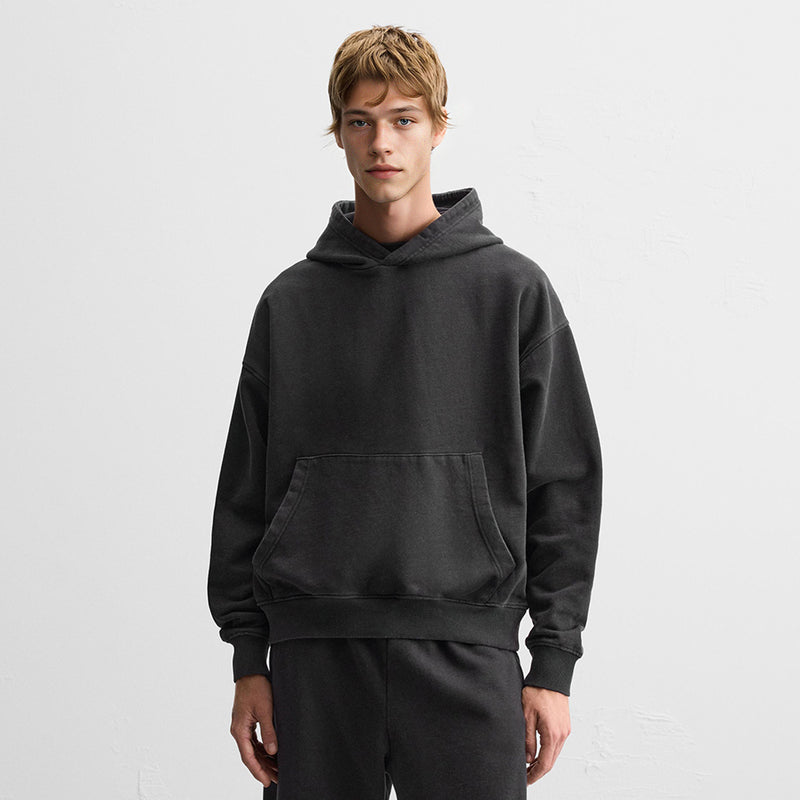 440GSM Unisex Heavyweight Washed Boxy Hoodie
