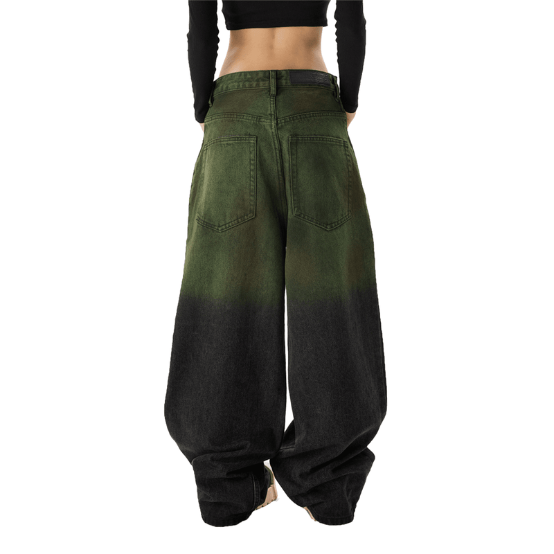 Unisex Aurora Loose Wide-leg Jeans