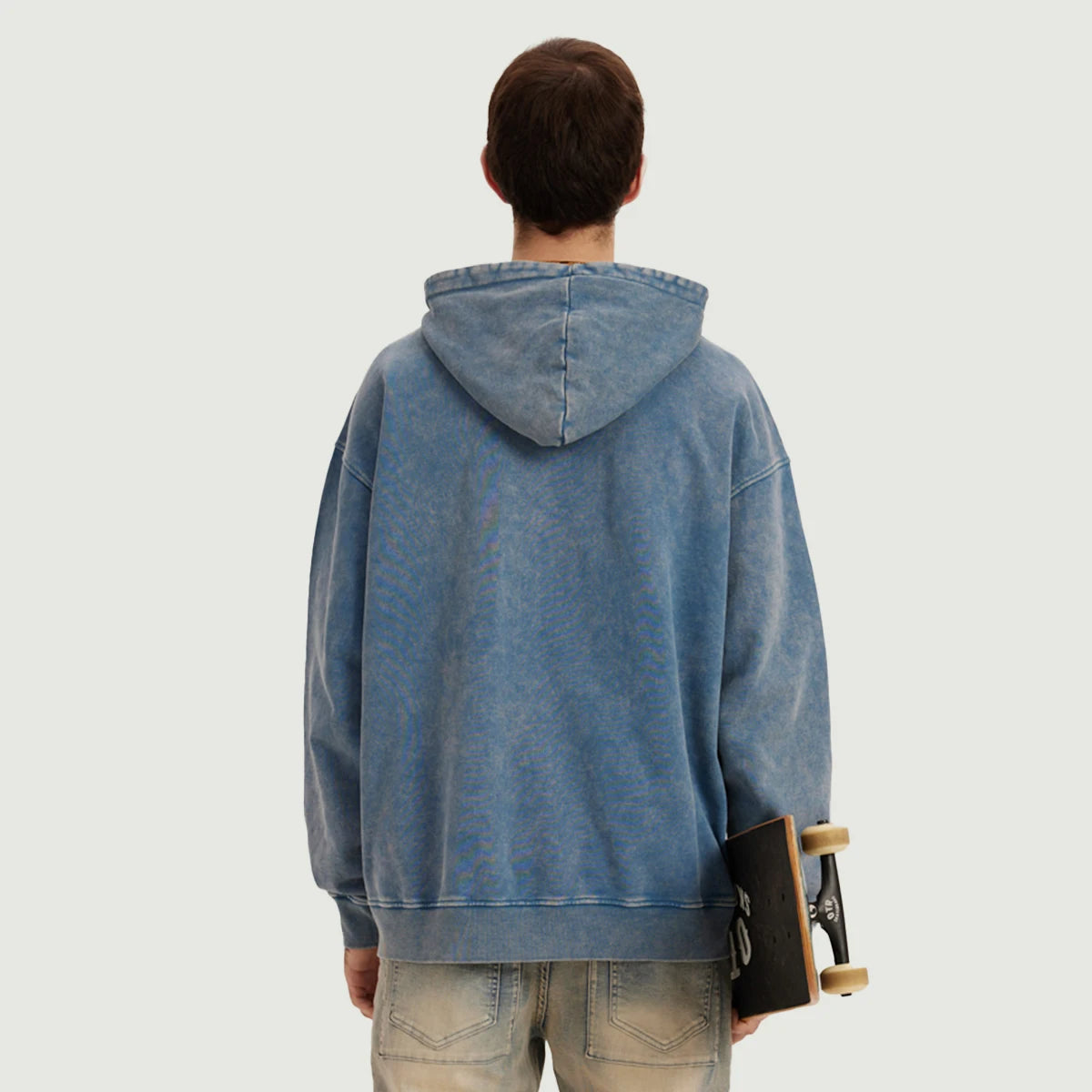 Unisex Super Heavyweight Oversized Faded Hoodie(440GSM)