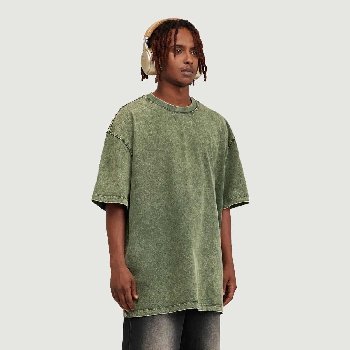 Unisex Oversized Snow Wash T-shirt