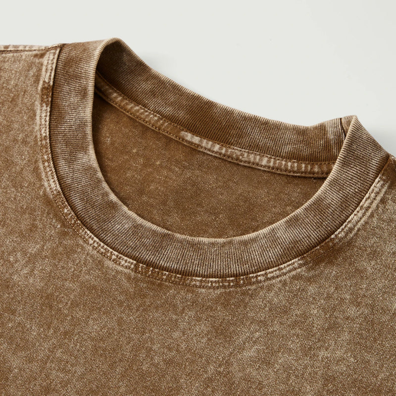 Unisex Oversized Snow Wash T-shirt(285GSM)
