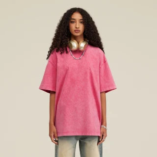 Unisex Oversized Snow Wash T-shirt