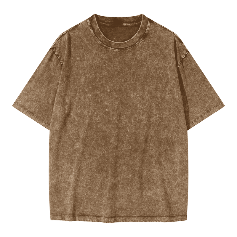 Unisex Oversized Snow Wash T-shirt(285GSM)