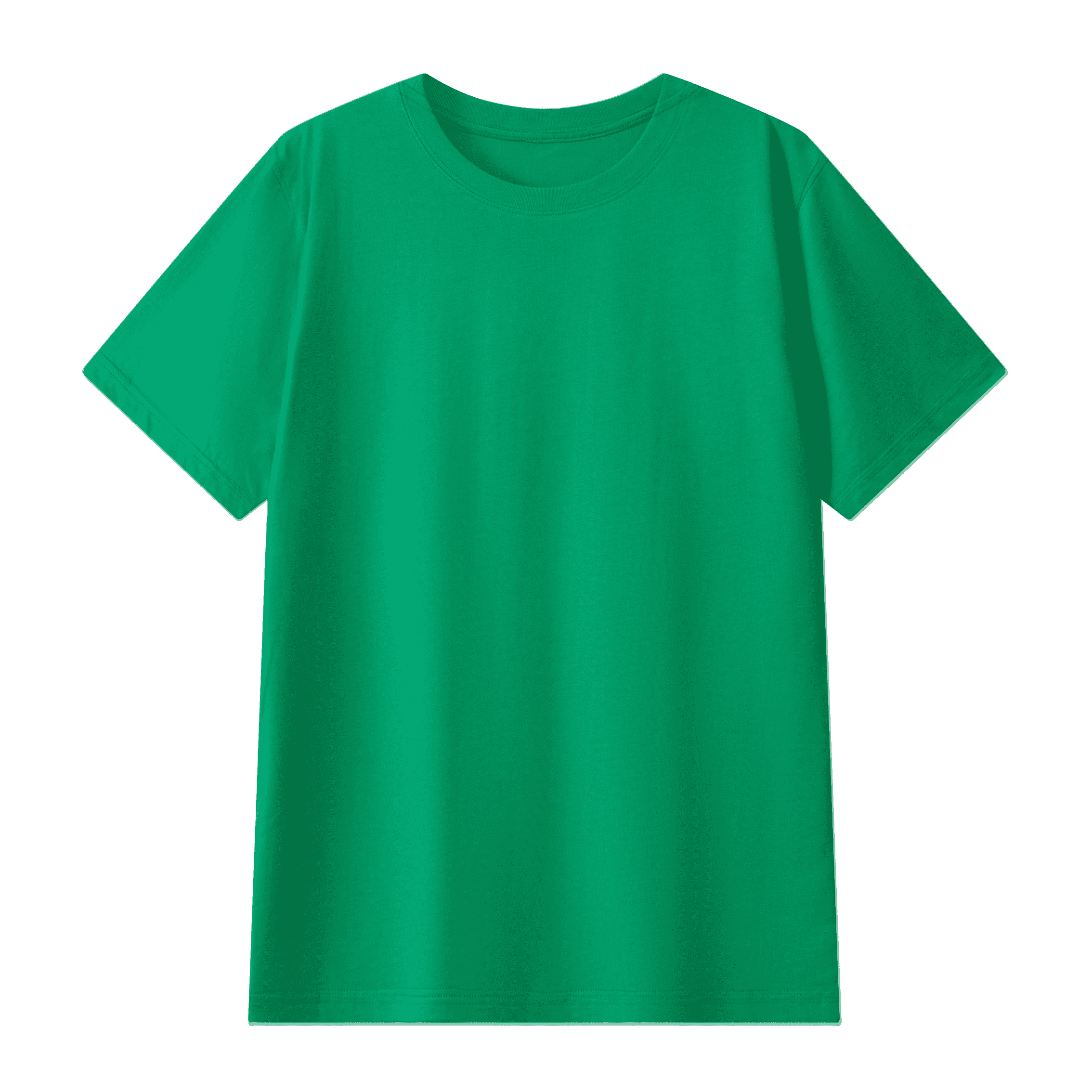 Unisex Classic Crew Neck Combed Mercerized T-shirt(180GSM)