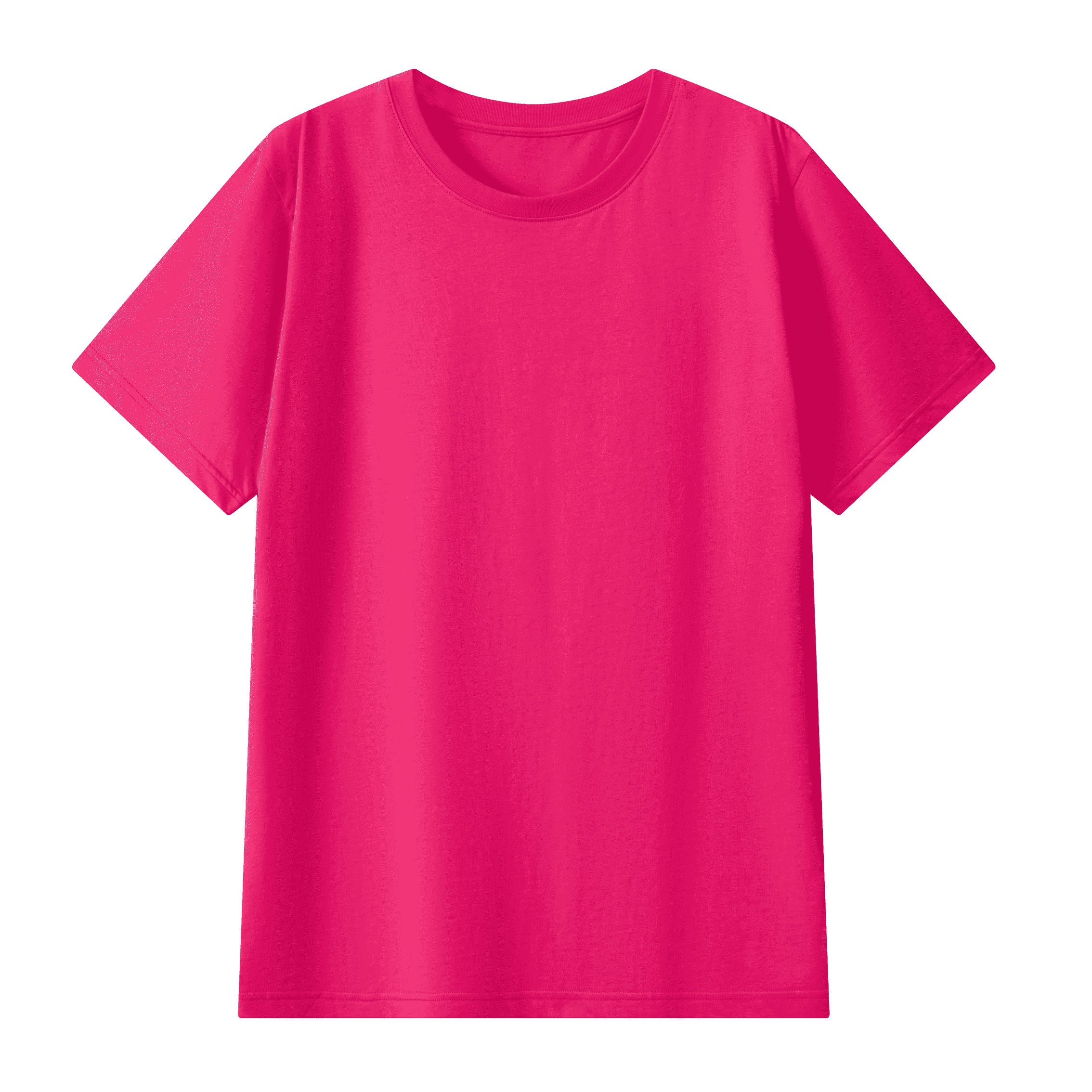 Unisex Classic Crew Neck Combed Mercerized T-shirt