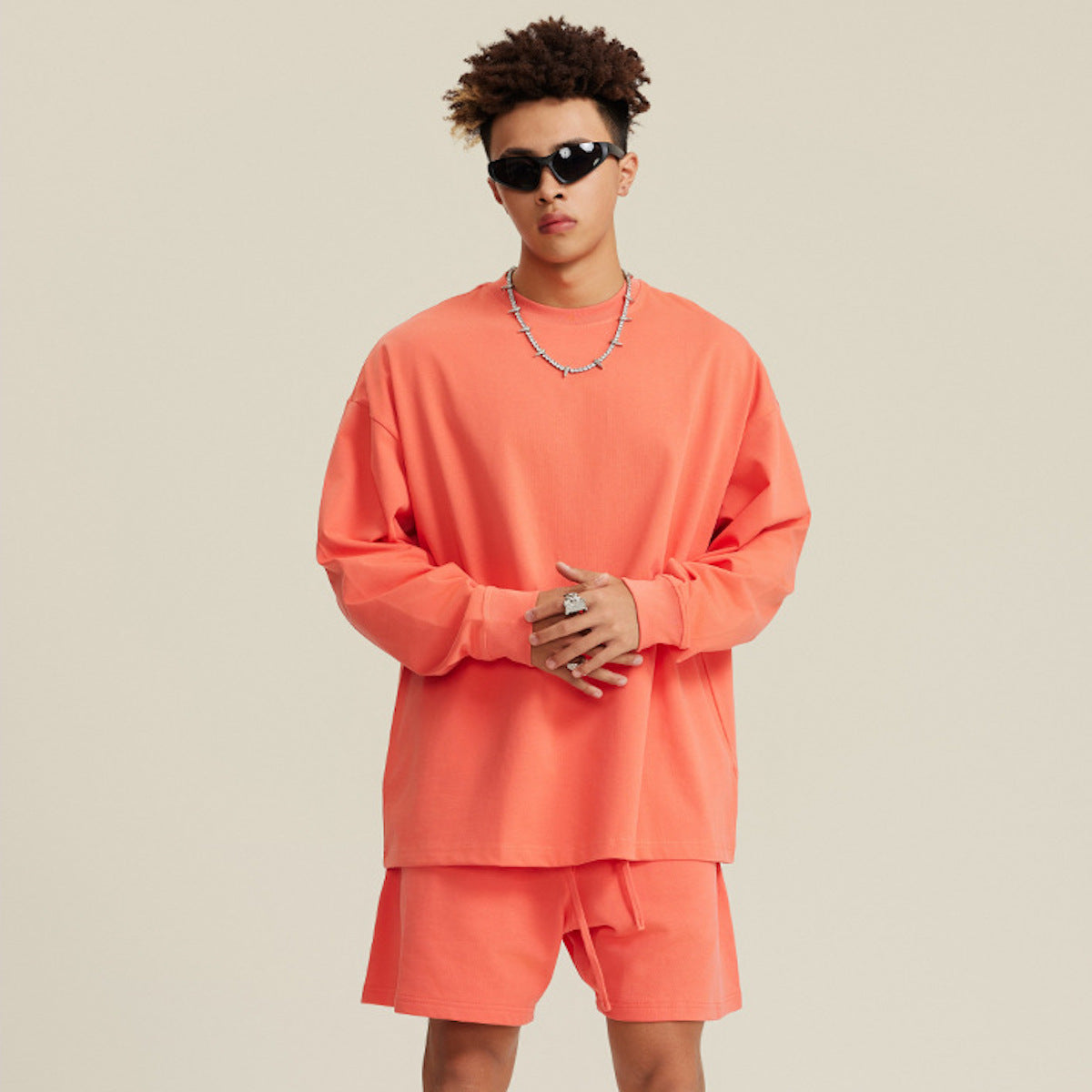 Unisex Streetwear FOG Long Sleeve