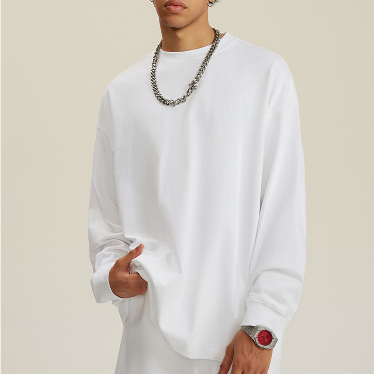 Unisex Streetwear FOG Long Sleeve