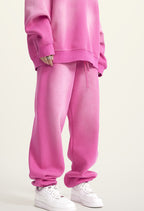 Unisex Streetwear Washed Dyed Joggers(440GSM)