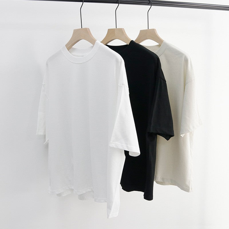 Unisex Short-Sleeved Oversized Cropped T-Shirt(230GSM)