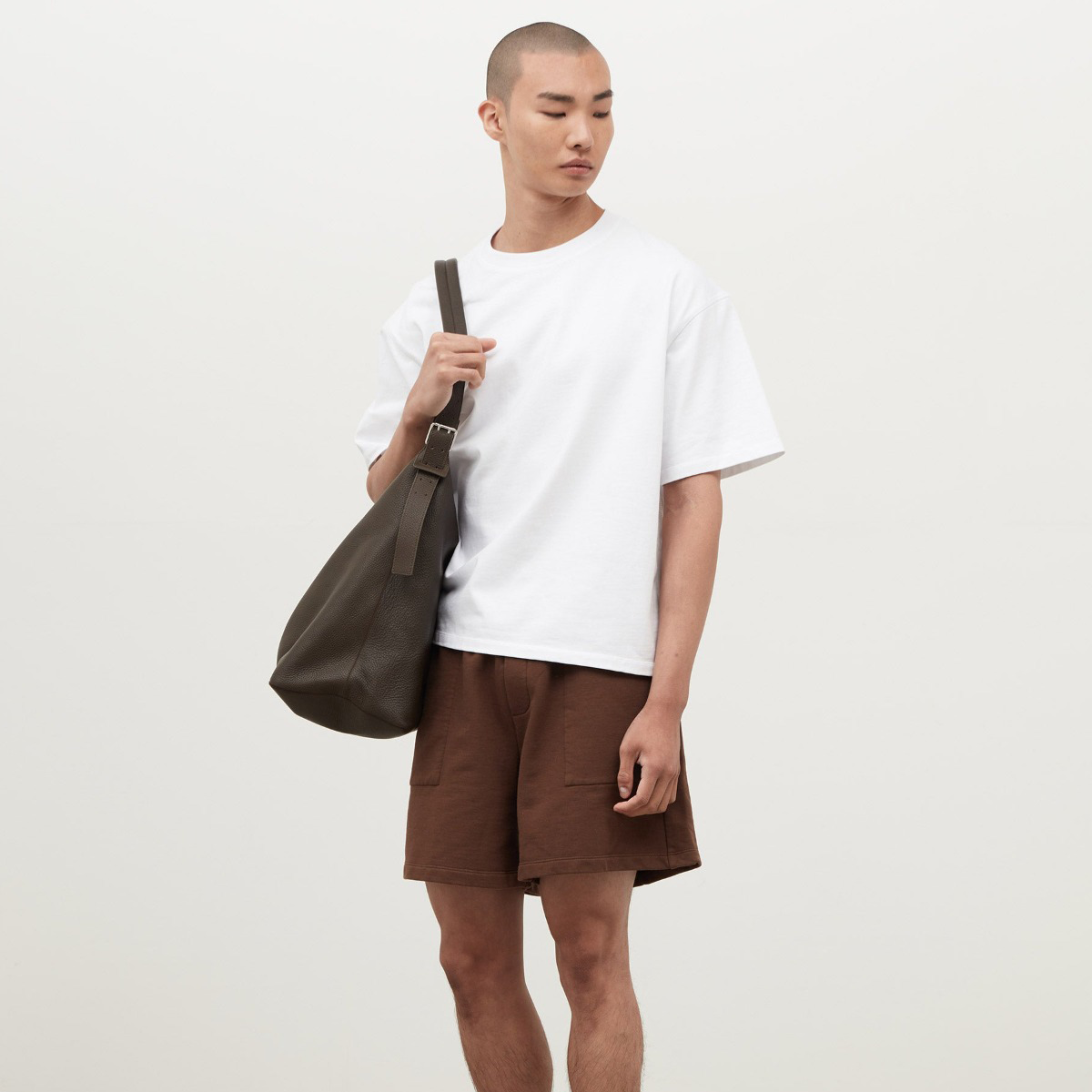 Unisex Short-Sleeved Oversized Cropped T-Shirt(280GSM)