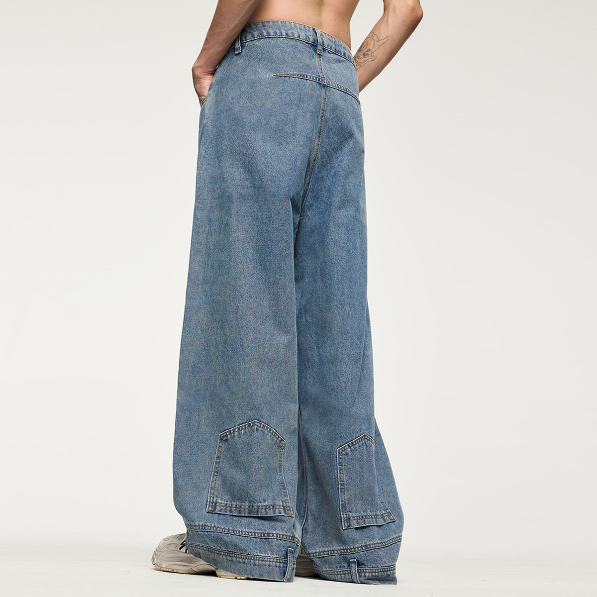 2024 Mirror Wide-leg Jeans