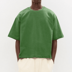 Unisex 100% Combed Cotton Cropped Oversized T-shirt